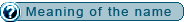meaning of the name